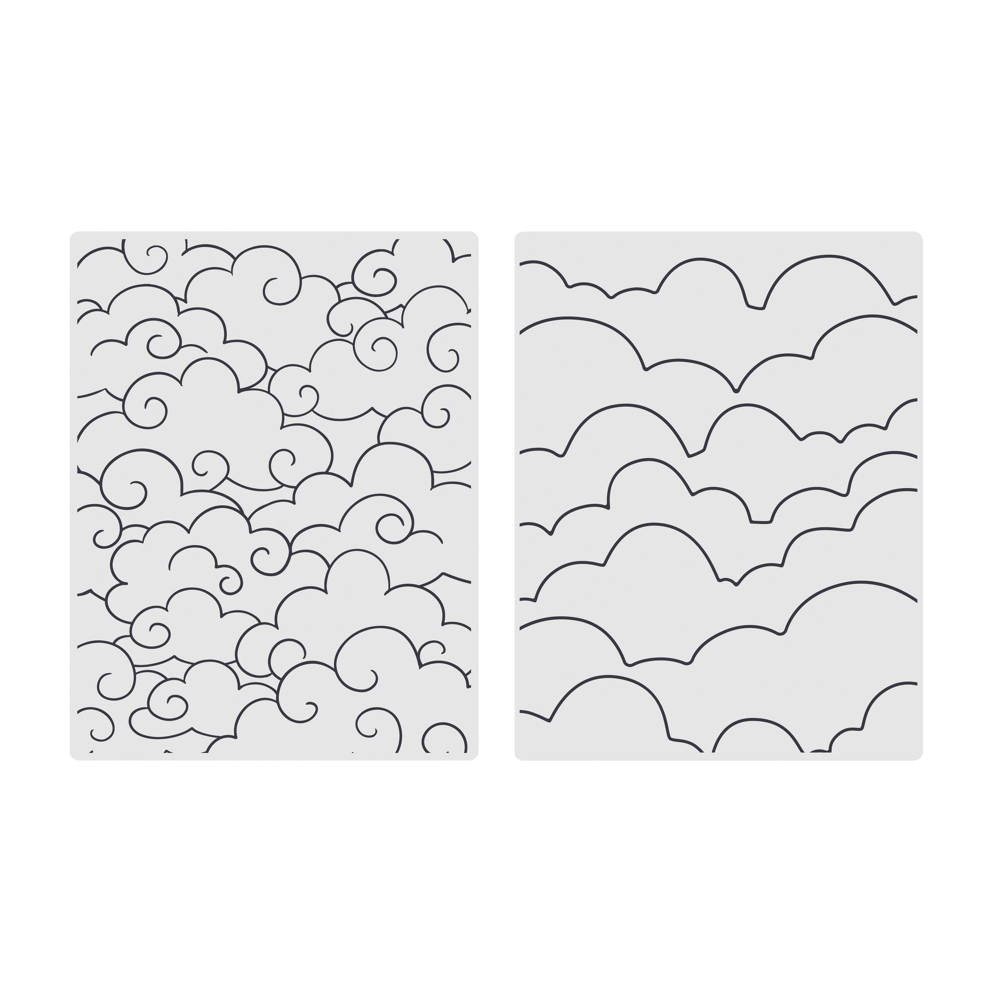 Clouds Embossing Folders Set by Recollections™